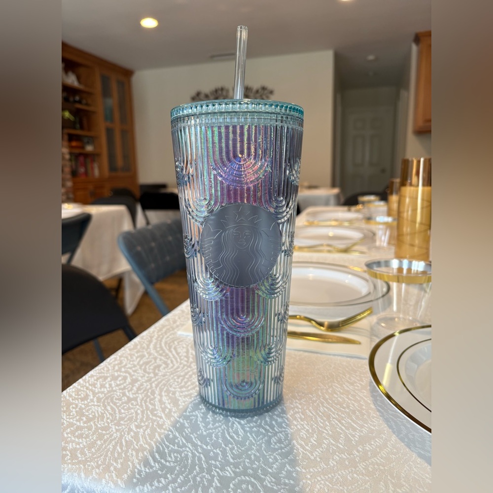 Brand New Starbucks 24oz Iridescent Tumbler for Cold Drinks